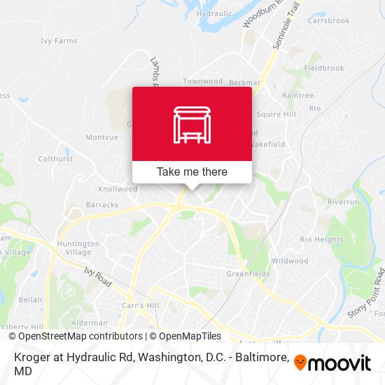 Mapa de Kroger at Hydraulic Rd