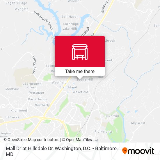 Mapa de Mall Dr at Hillsdale Dr