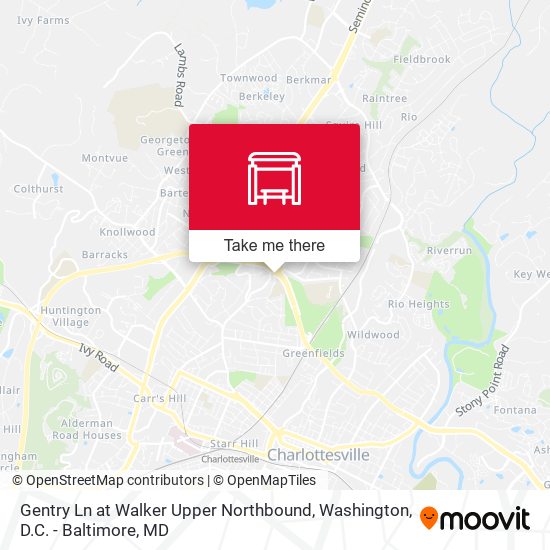 Mapa de Gentry Ln at Walker Upper Northbound