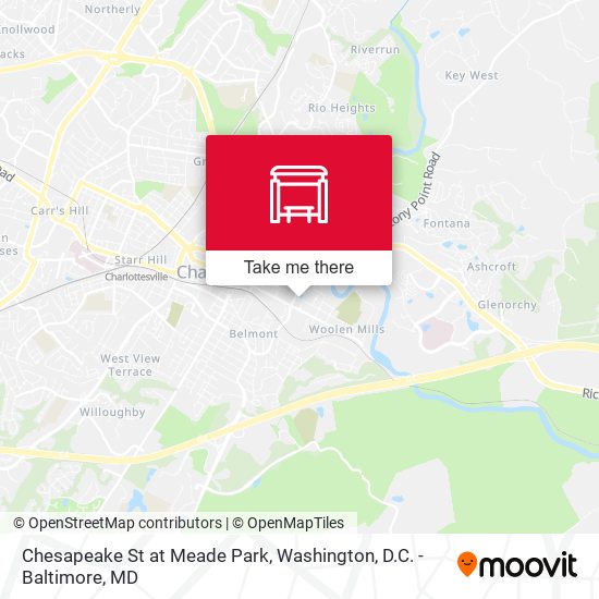 Chesapeake St at Meade Park map