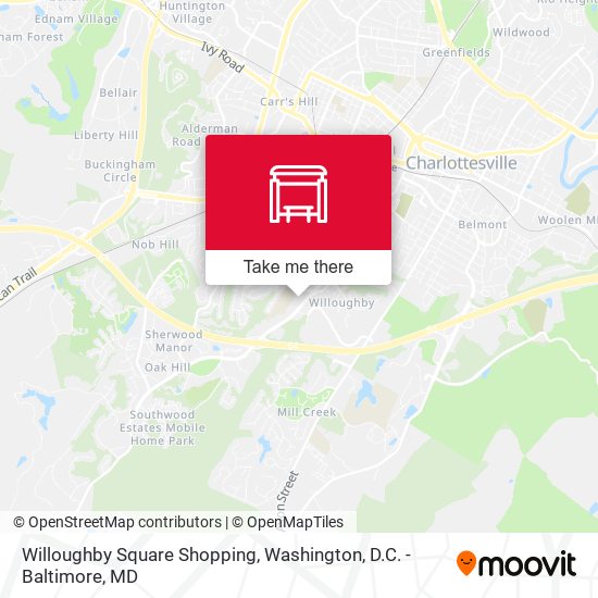 Mapa de Willoughby Square Shopping