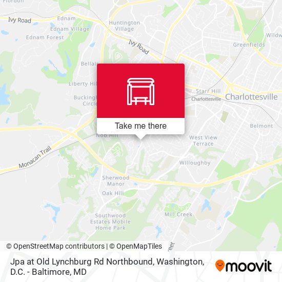 Jpa at Old Lynchburg Rd Northbound map