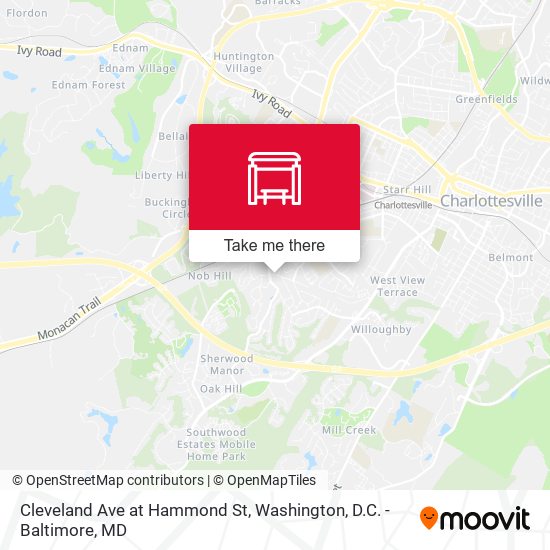 Cleveland Ave at Hammond St map