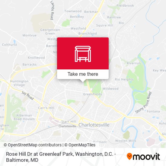 Rose Hill Dr at Greenleaf Park map