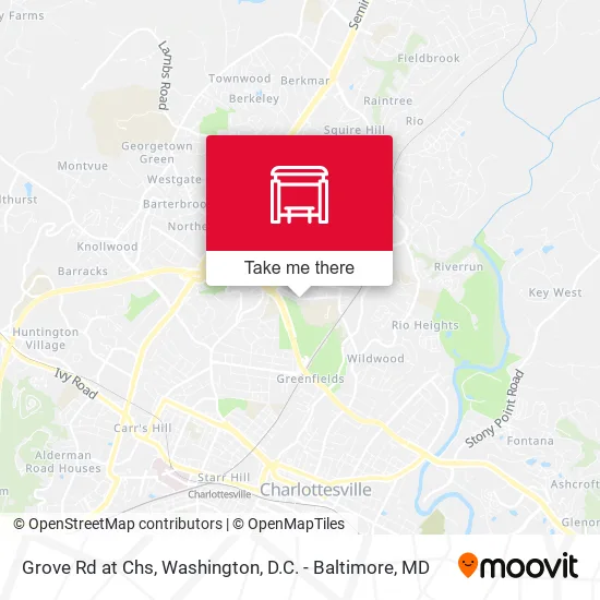 Grove Rd at Chs map