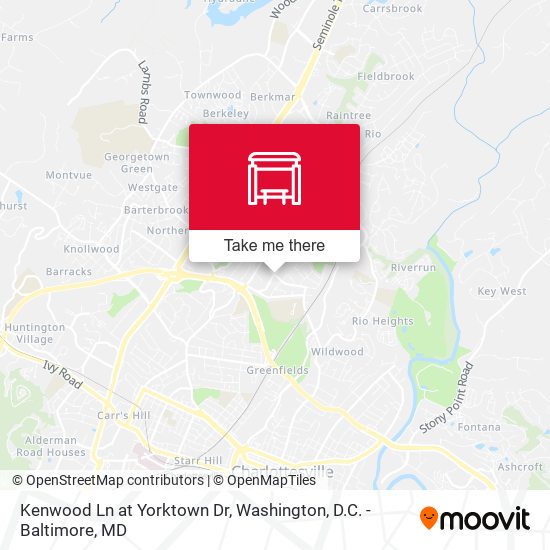 Kenwood Ln at Yorktown Dr map