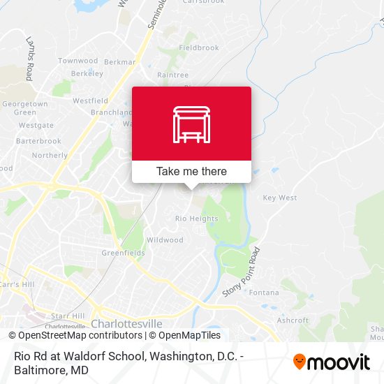 Mapa de Rio Rd at Waldorf School