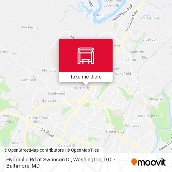 Mapa de Hydraulic Rd at Swanson Dr