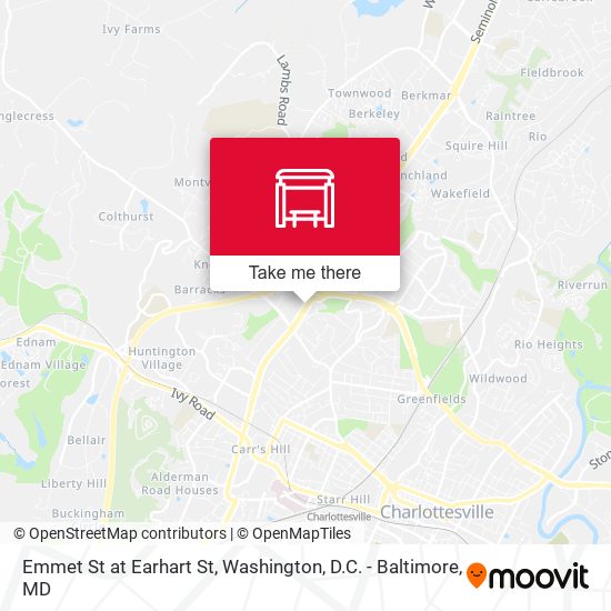 Mapa de Emmet St at Earhart St