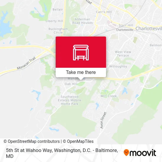 5th St at Wahoo Way map