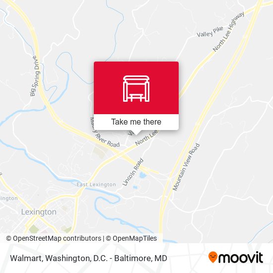 Mapa de Walmart