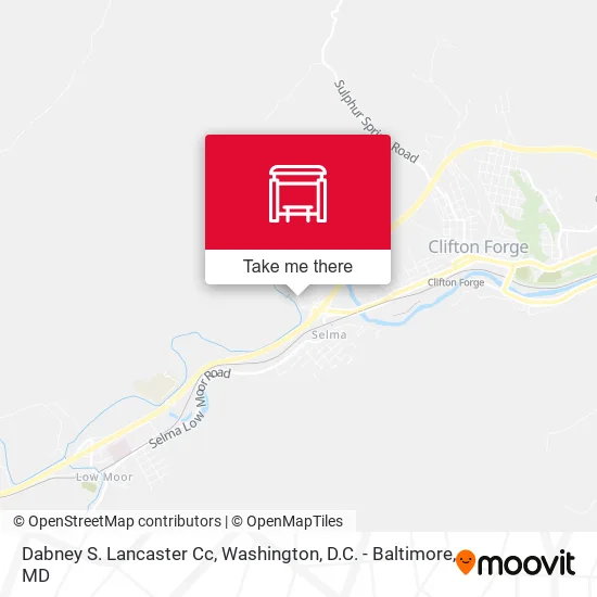 Dabney S. Lancaster Cc map