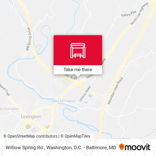 Williow Spring Rd. map