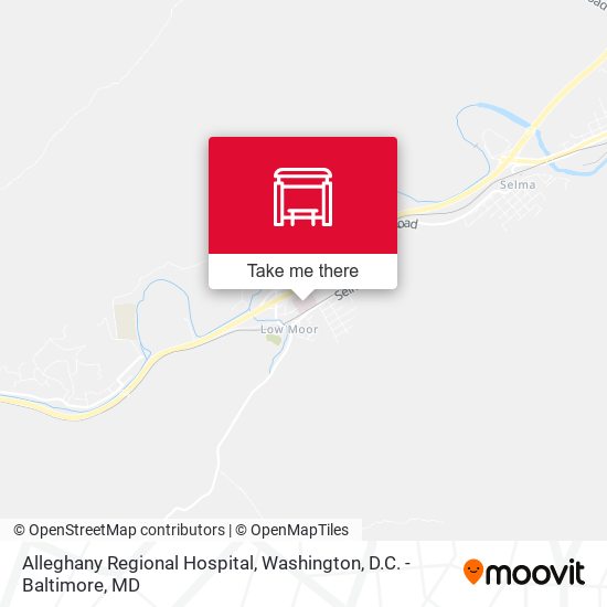 Alleghany Regional Hospital map