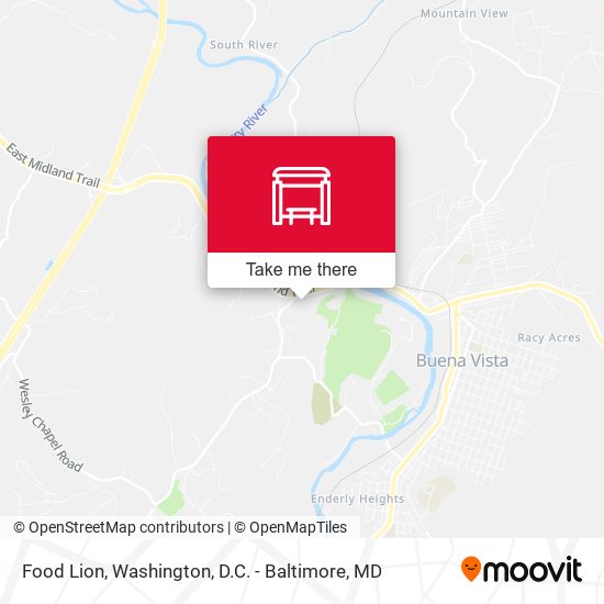 Mapa de Food Lion