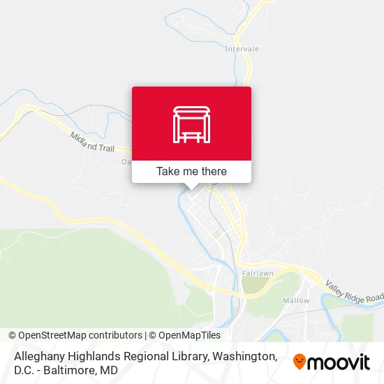 Alleghany Highlands Regional Library map