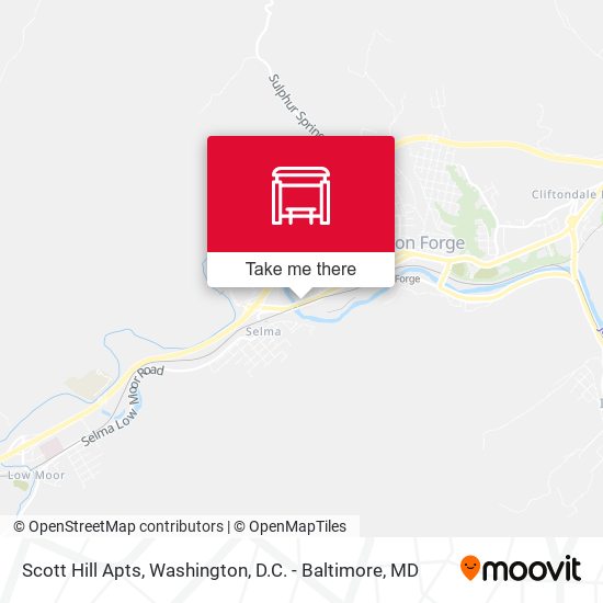Mapa de Scott Hill Apts