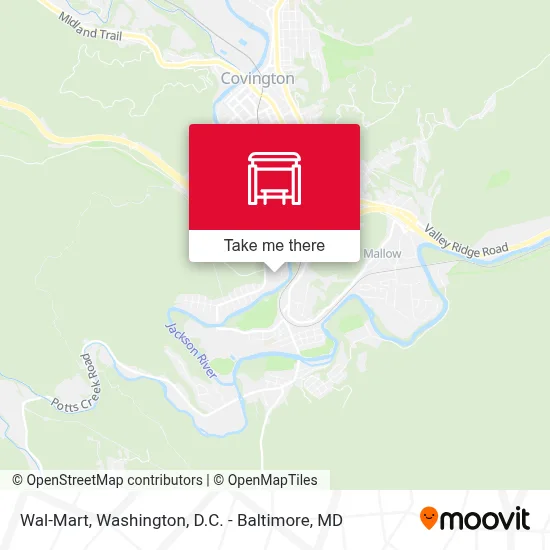 Wal-Mart map