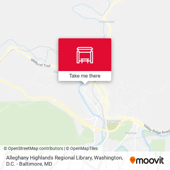 Alleghany Highlands Regional Library map