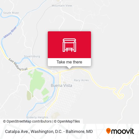 Mapa de Catalpa Ave.