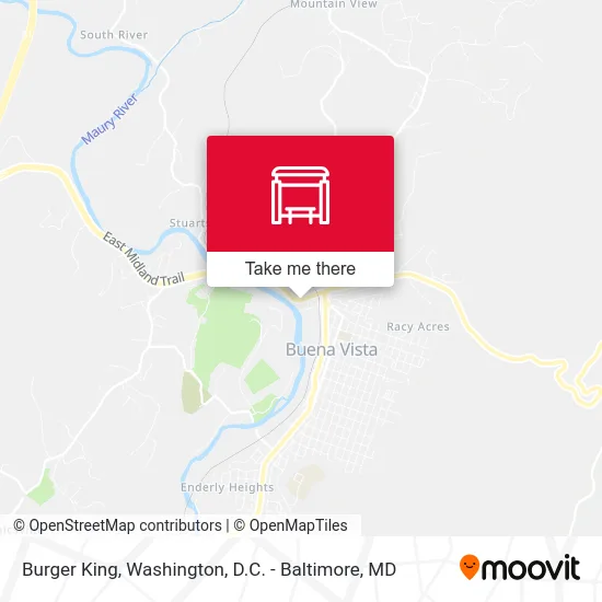 Burger King map