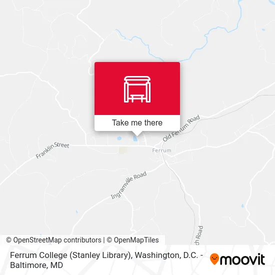 Ferrum College (Stanley Library) map