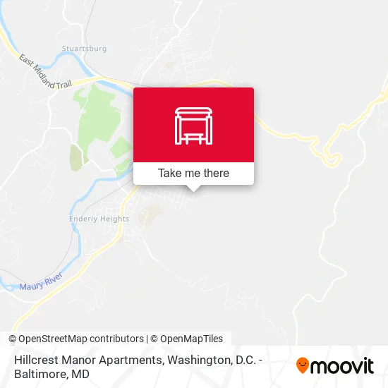 Hillcrest Manor Apartments map