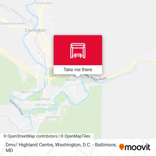 Dmv/ Highland Centre map