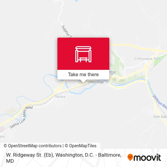 W. Ridgeway St. (Eb) map