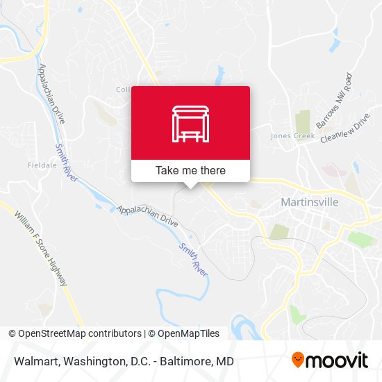 Mapa de Walmart