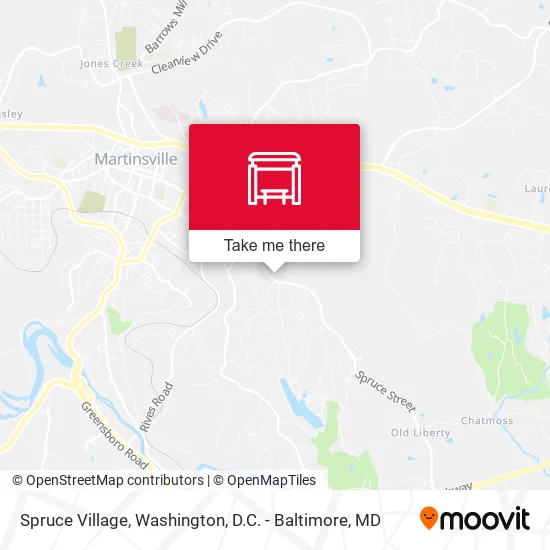 Spruce Village map