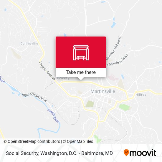Social Security map