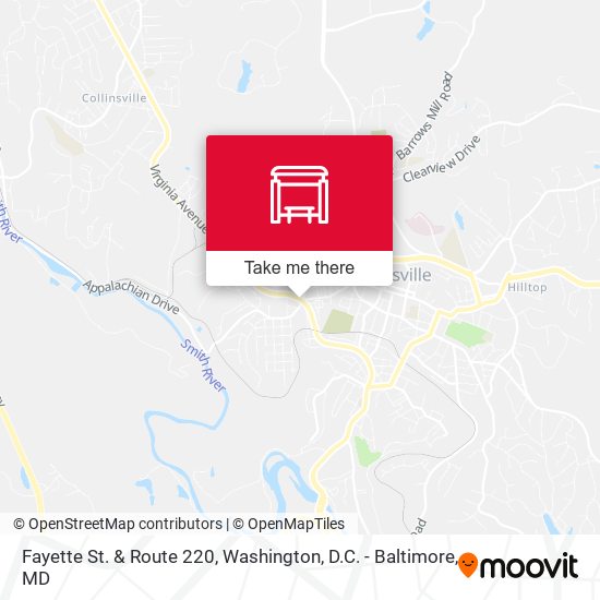 Mapa de Fayette St. & Route 220