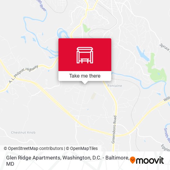 Mapa de Glen Ridge Apartments