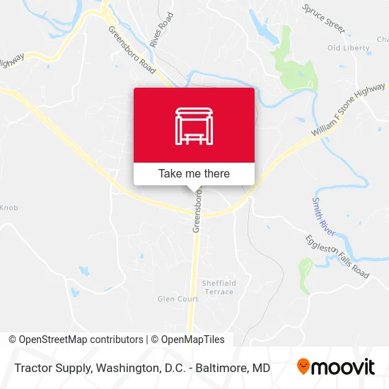 Tractor Supply map
