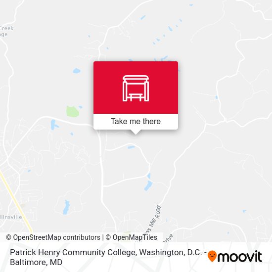 Patrick Henry Community College map
