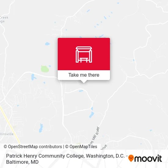 Patrick Henry Community College map