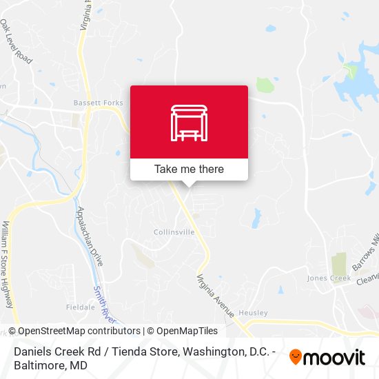 Daniels Creek Rd / Tienda Store map