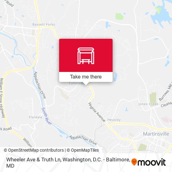 Wheeler Ave & Truth Ln map