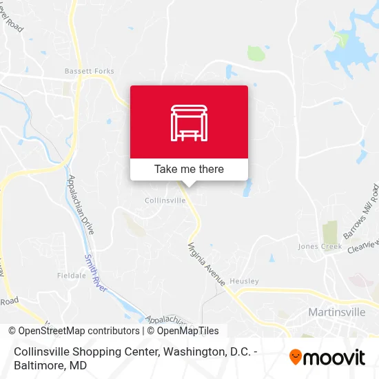 Collinsville Shopping Center map