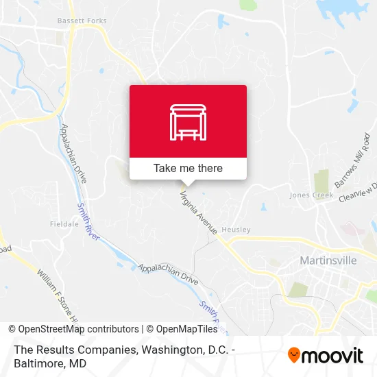 The Results Companies map