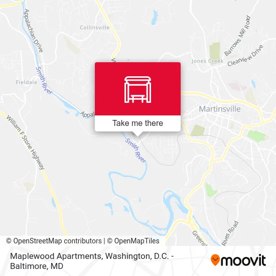 Maplewood Apartments map