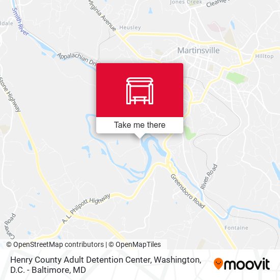 Henry County Adult Detention Center map