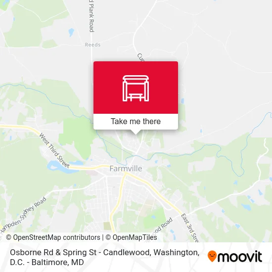 Osborne Rd & Spring St - Candlewood map