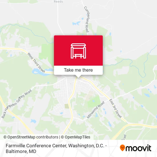 Mapa de Farmville Conference Center