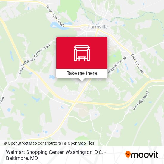 Walmart Shopping Center map