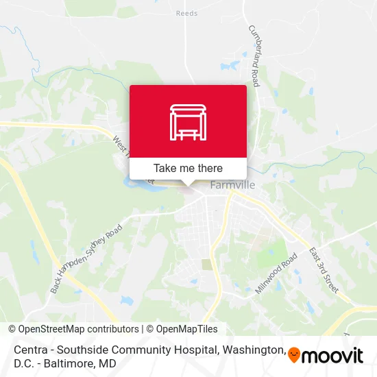 Centra - Southside Community Hospital map