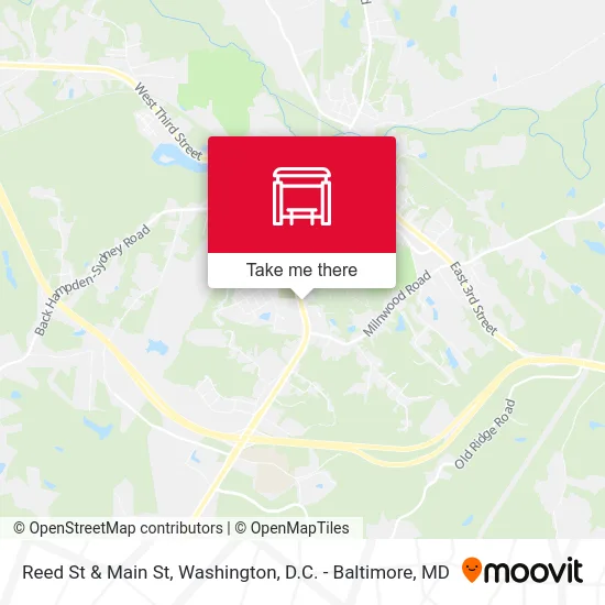 Mapa de Reed St & Main St