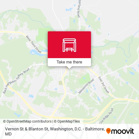 Mapa de Vernon St & Blanton St