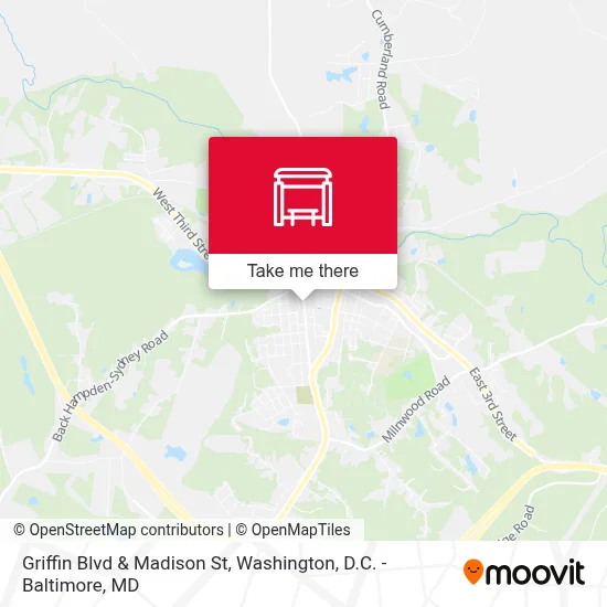 Griffin Blvd & Madison St map